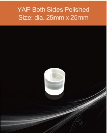 YAP Ce scintillator, YAP Ce crystal, Ce doped YAP scintillation crystal, Scintillation YAP Ce, YAP:Ce  25mm x 25mm